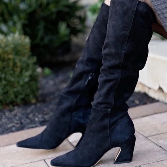 Sam Edelman Sulema Suede Boots Size 6 black NWOT - Picture 2 of 12
